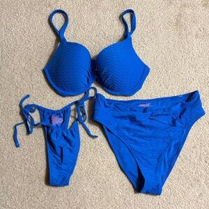 Victoria's Secret Electric Blue Bikini Set